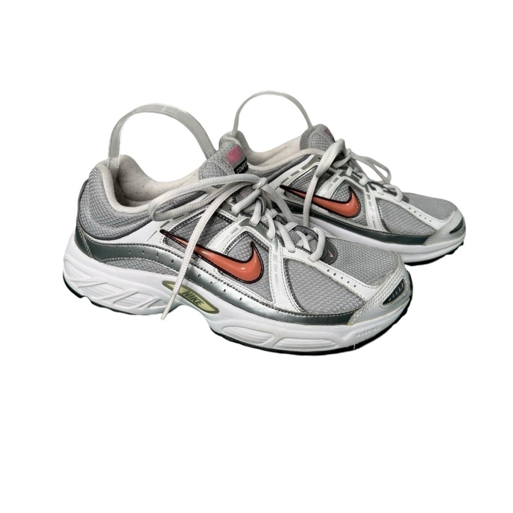 Nike Womens Compete 2 Running Shoes Gray 395710-061 Lace Up Sneakers Size 9